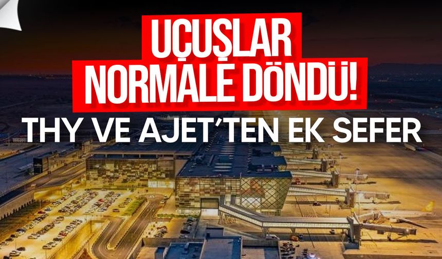Ercan Havalimanı’nda NOTAM kaldırıldı, uçuşlar yeniden başladı