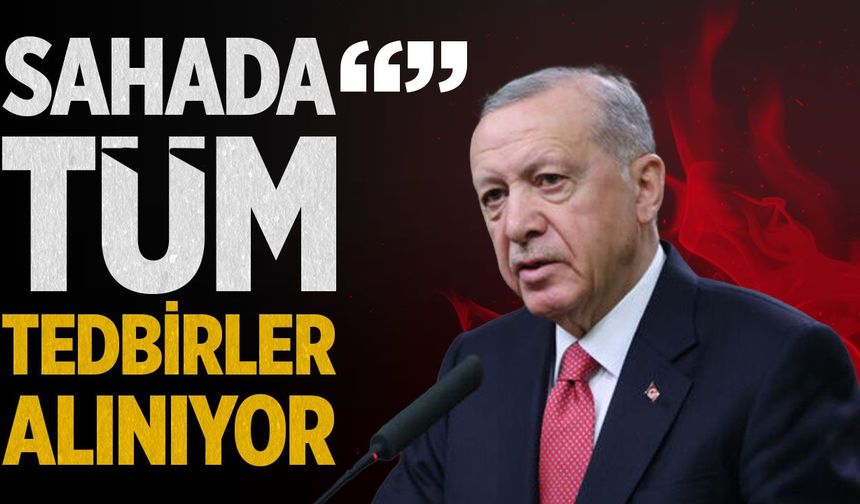 Erdoğan'dan sel felaketi açıklaması