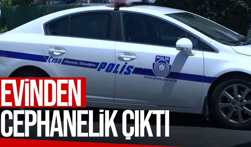 Ergazi’de bir evde 1.273 fişek ile çok sayıda donmuş av hayvanı ele geçirildi
