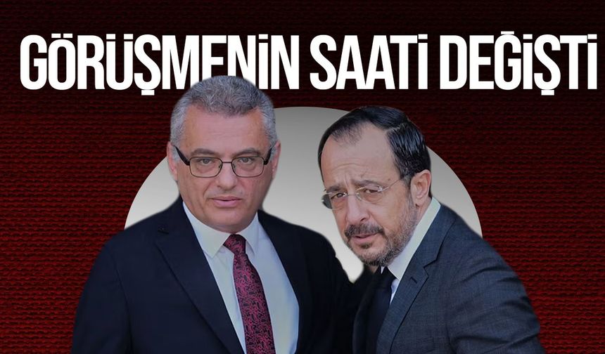 Erhürman-Hristodulidis görüşmesinin saati değişti: Yeni saat 11.00