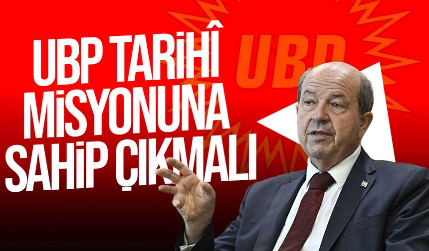 Ersin Tatar'dan UBP'nin 51. kuruluş yıl dönümünde birlik çağrısı