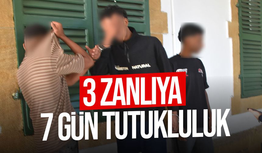 Evde 50 gram, iç çamaşırında 1 gram yasaklı madde bulundu: 3 zanlıya 7 gün