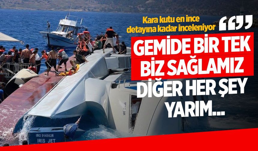 Filo Jet faciasında kara kutudan çarpıcı kayıtlar