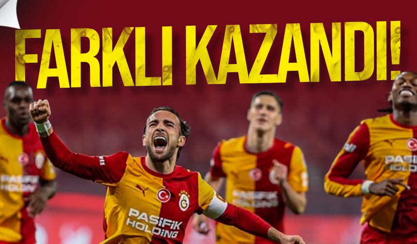 Galatasaray, Konyaspor'u 4 golle geçti: Liderliğini sürdürdü