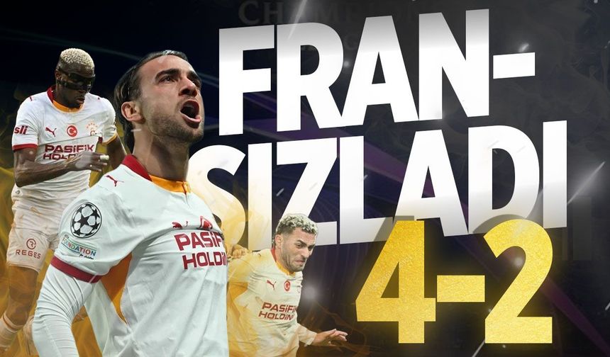 Galatasaray'dan Fransa'da müthiş geri dönüş: Lille'i 4-2 mağlup etti!