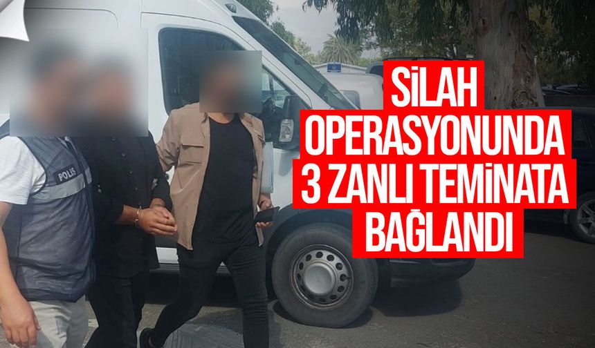 Gazimağusa Limanı’ndaki silah operasyonunda 3 zanlı teminata bağlandı