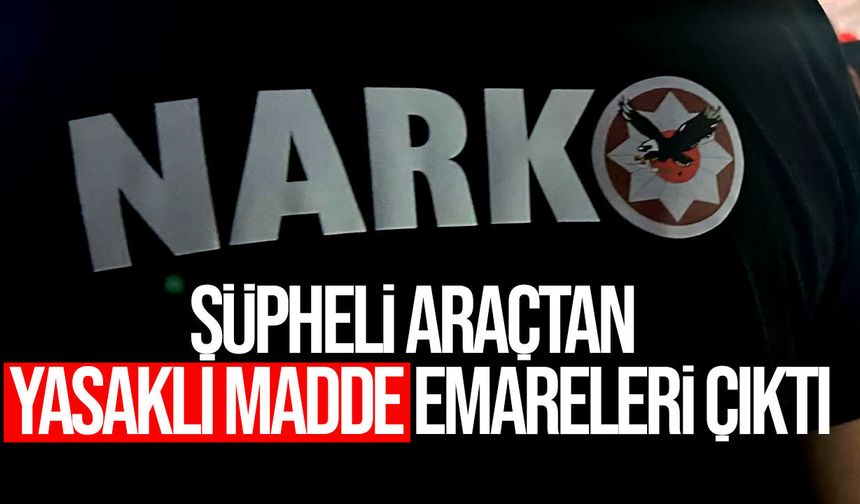 Gaziveren’de araçta yasaklı madde emareleri: 2 kişi tutuklandı