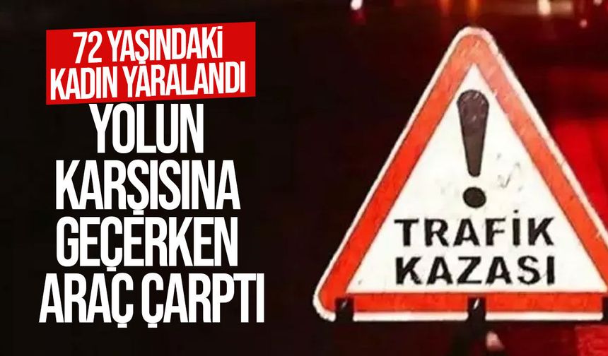 Gönyeli’de araç yayaya çarptı: 72 yaşındaki kadın yaralandı