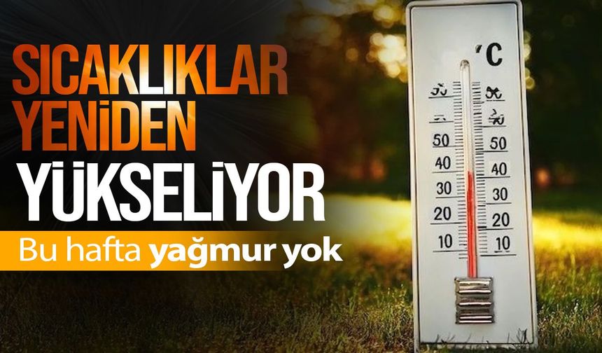 Hava durumu: Yağmur yok, sıcaklıklar 31 dereceye çıkacak