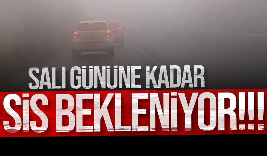 Hava sıcaklığı 4 derece düşecek: Sabah saatlerinde sis bekleniyor