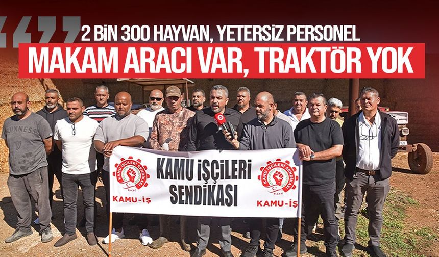 Hür-İş’ten Ercan Çiftliği’nde personel eksikliğine tepki