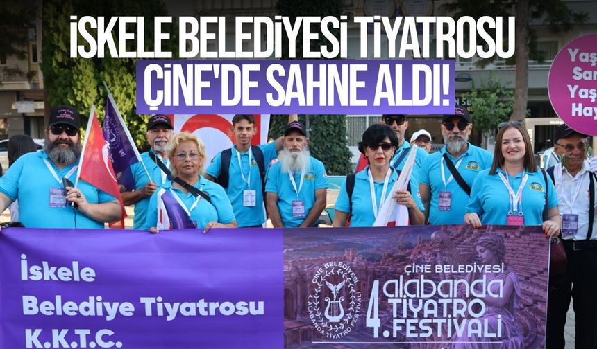 İskele Belediyesi Tiyatrosu, Alabanda Tiyatro Festivali'nde sahne aldı