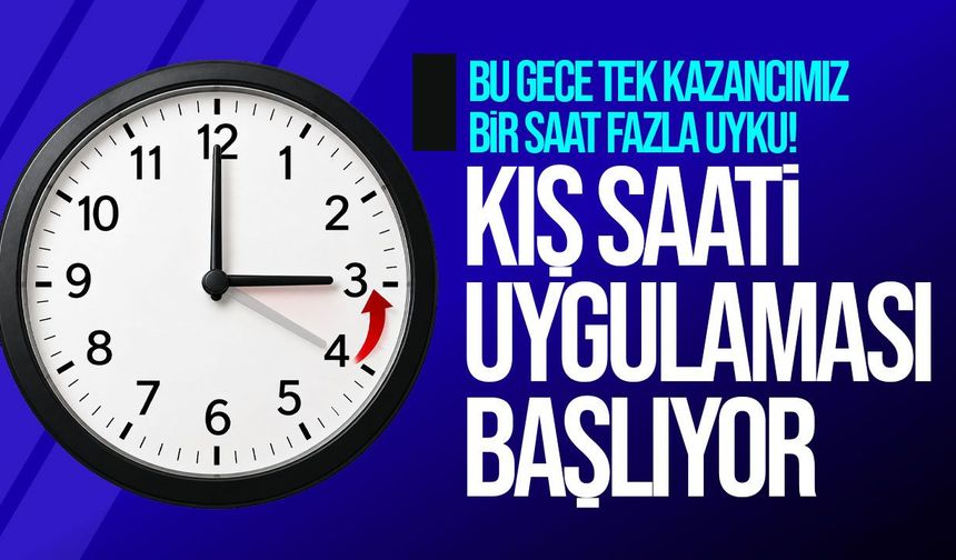 KKTC'de saatler bu gece geri alınacak: Türkiye ile saat farkı başlıyor