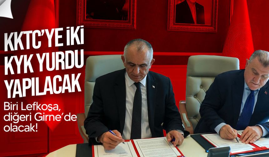 KKTC’ye Lefkoşa ve Girne’de iki KYK yurdu yapılacak