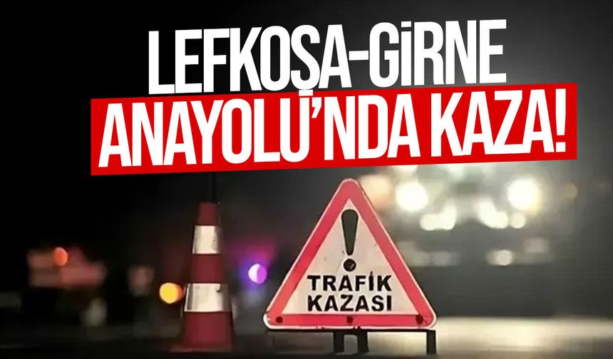 Lefkoşa-Girne Anayolu’nda motosiklet kazası: 1 yaralı