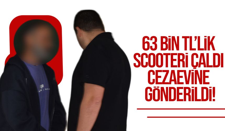 Lefkoşa’da 63 bin TL’lik scooter sirkat eden zanlı cezaevine gönderildi