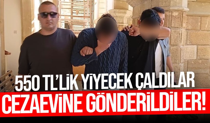 Lefkoşa’da büfeden 550 TL’lik yiyecek çaldılar: İki zanlı cezaevine gönderildi