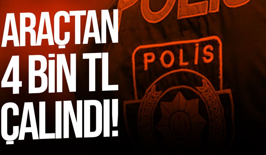 Lefkoşa'da park halindeki araçtan 4 bin TL çalındı: 1 tutuklu