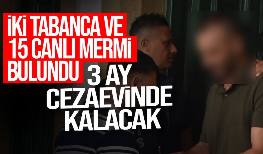 Lefkoşa’da silah ve uy*şturucu operasyonu: Zanlı 3 ay cezaevinde kalacak