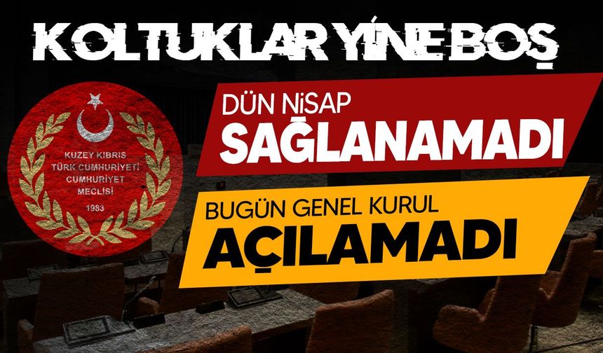 Meclis yine toplanamadı: Ne milletvekilleri ne de Başkanlık Divanı hazırdı