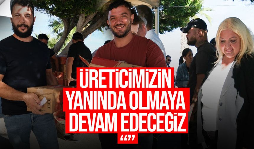 Mehmetçik Büyükkonuk Belediyesi arıcı ve hayvancılara destek verdi