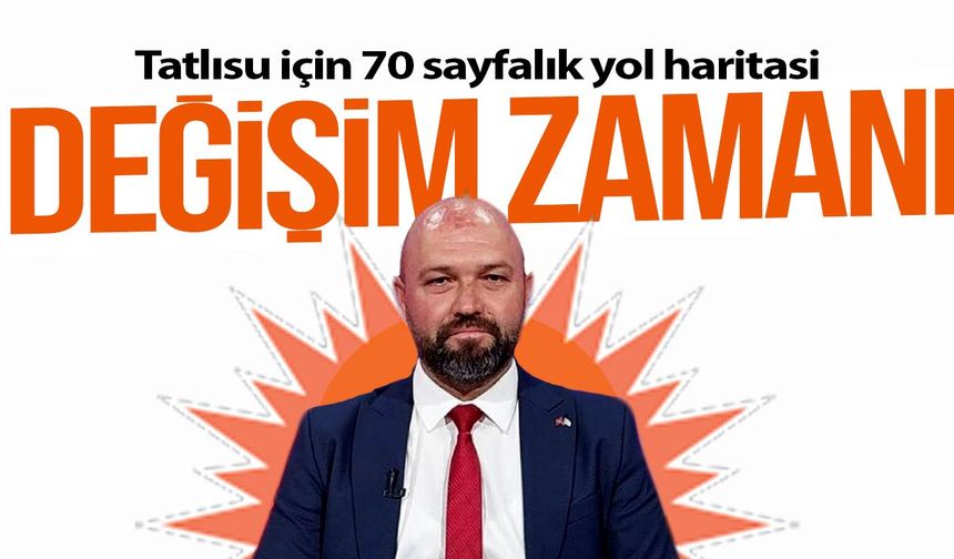 Muharrem Özdemir, Tatlısu için projelerini açıkladı