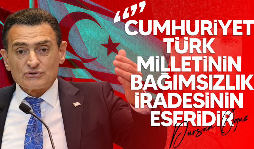 Oğuz’dan 29 Ekim mesajı
