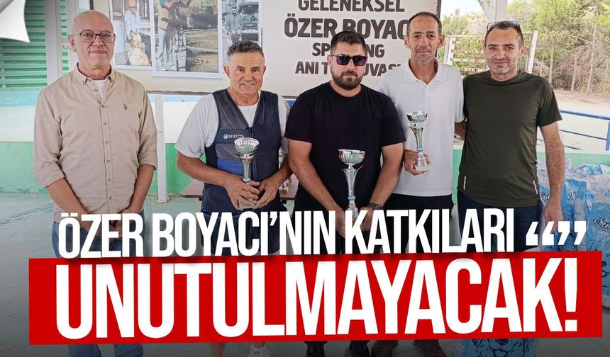 Özer Boyacı Sporting Anı Müsabakası Gönyeli’de gerçekleştirildi