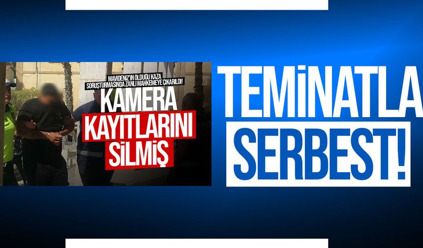 Raif Mavideniz'in hayatını kaybettiği kazanın zanlısı teminatla serbest bırakıldı