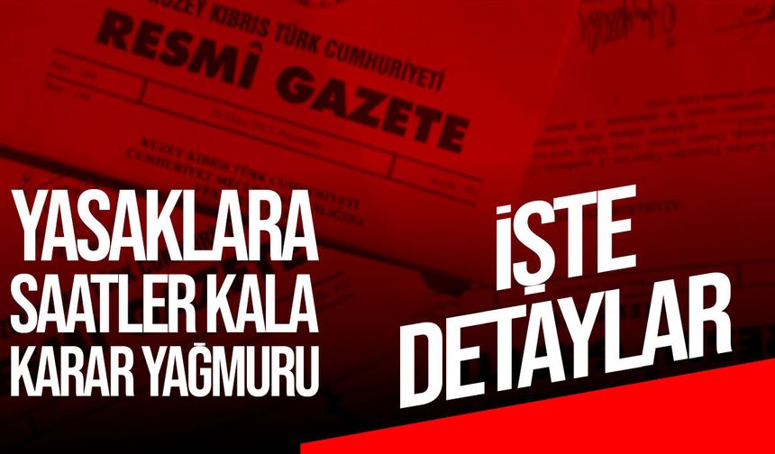 Seçim yasaklarına saatler kala Bakanlar Kurulu’ndan peş peşe kararnameler
