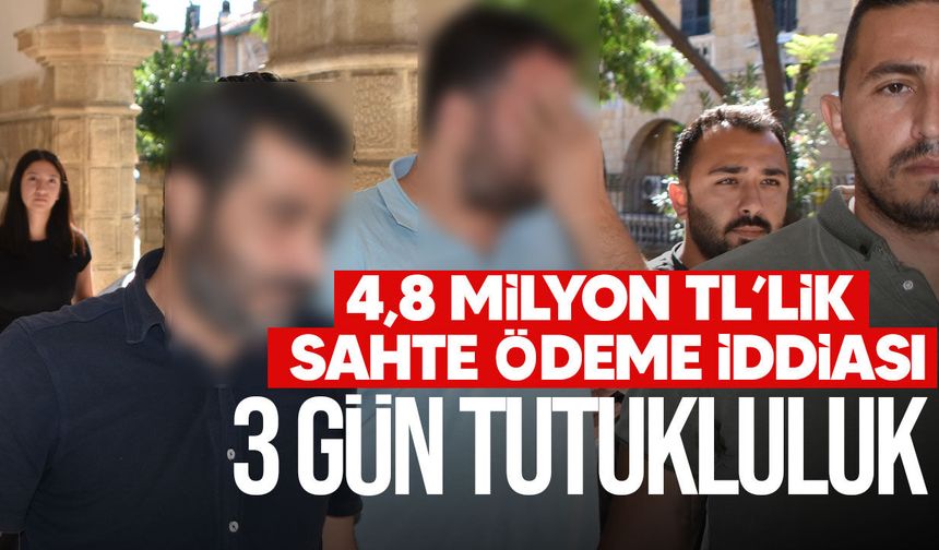 Şirket hesaplarından 4 milyon 864 bin TL aktarıldığı iddiası: 2 zanlıya 3 gün