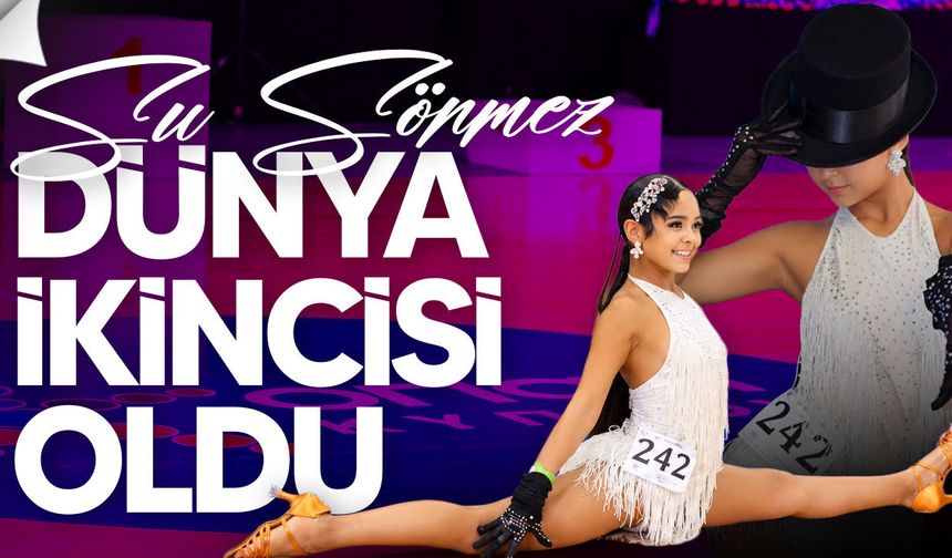 Su Sönmez, Larnaka’daki Dünya Dans Şampiyonası’nda ikinci oldu