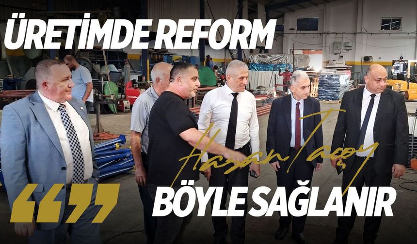 Taçoy'dan sanayi bölgeleri için özerk yönetim önerisi: “Üretimde reform böyle sağlanır”