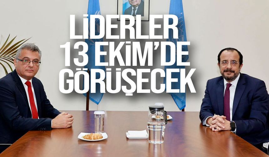 Tufan Erhürman ile Nikos Hristodulidis 13 Ekim’de görüşecek