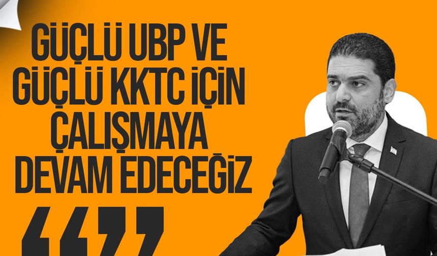 UBP’de 72 aday adayının sıra numaraları belirlendi