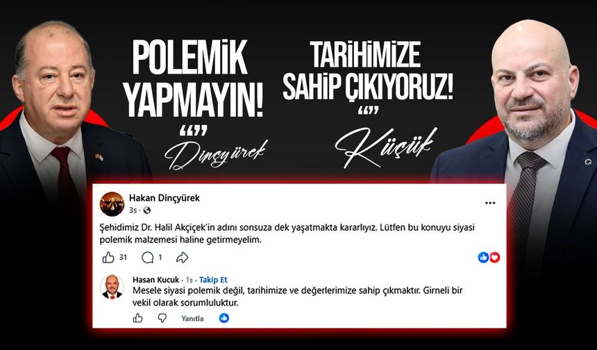 UBP’li iki milletvekili arasında Dr. Akçiçek Hastanesi polemiği