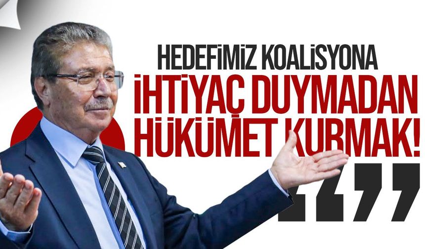 Üstel: Hedefimiz tek başına iktidar ve yeni mega projeler