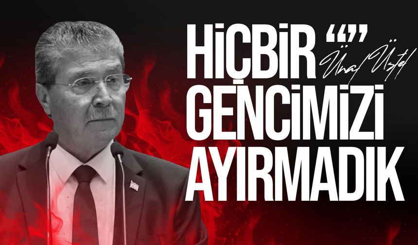 Üstel: “Hiçbir gencimizi ayırmadık, CTP’li gençlerimize de arsa verdik”
