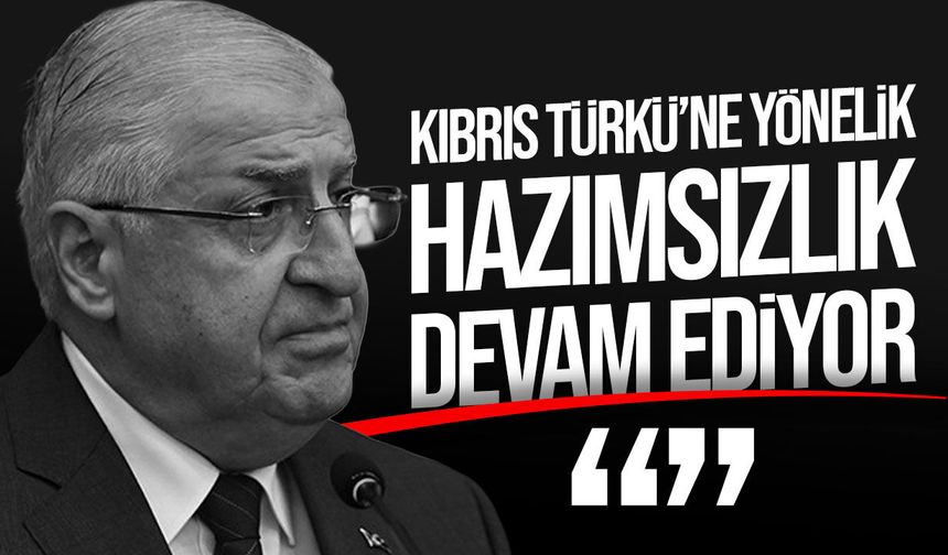Yaşar Güler’den Kıbrıs mesajı: “Sindirme ve hazımsızlık politikası devam ediyor”
