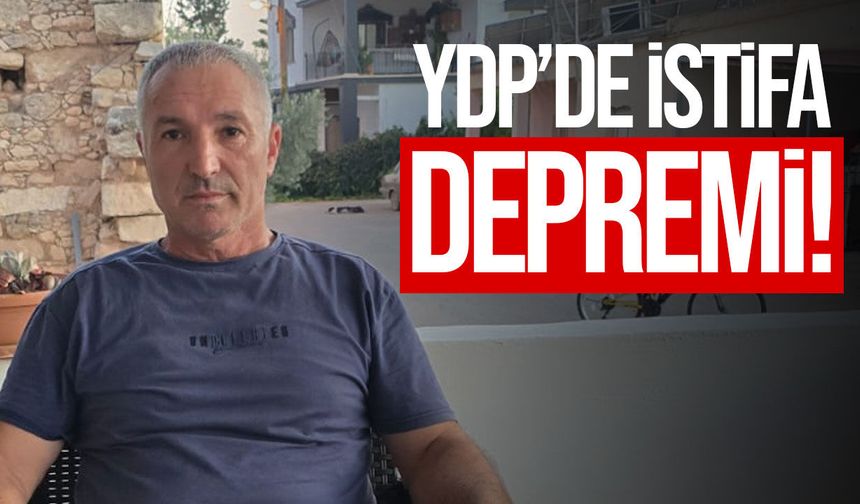 YDP Mormenekşe Örgüt Başkanı Mehmet Düzgün istifa etti