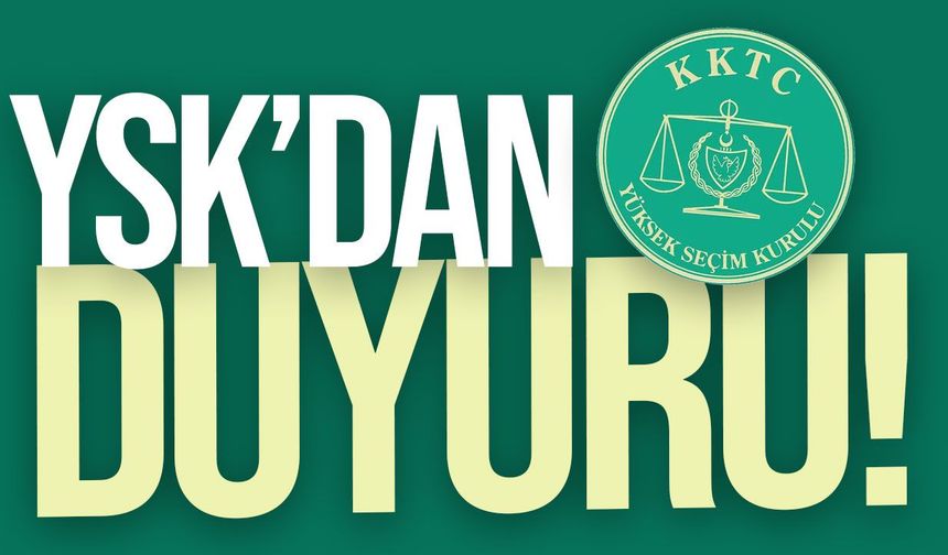 YSK’dan adaylara uyarı: Son başvuru tarihi 30 Ekim