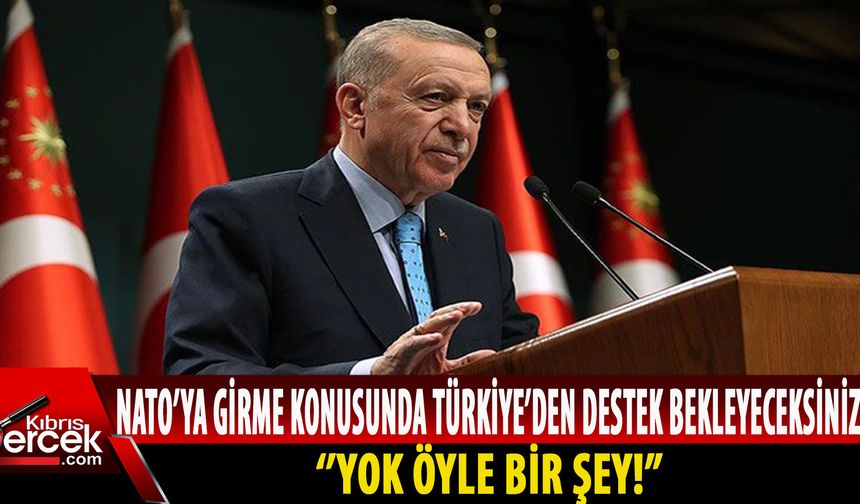 Cumhurbaşkanı Erdoğan İsveç'e NATO'nun kapılarını kapattı!
