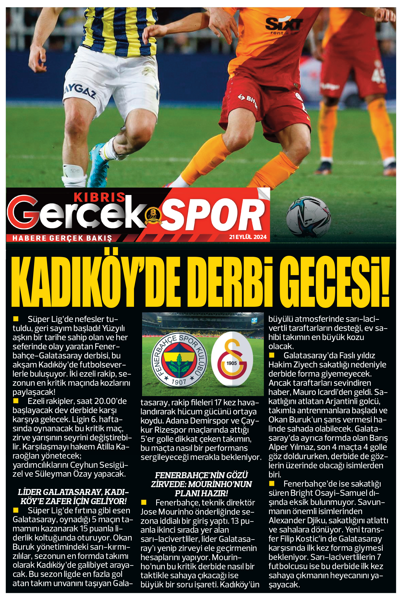 21 Eylul 2024 Kibris Gercek Manset Spor (9)