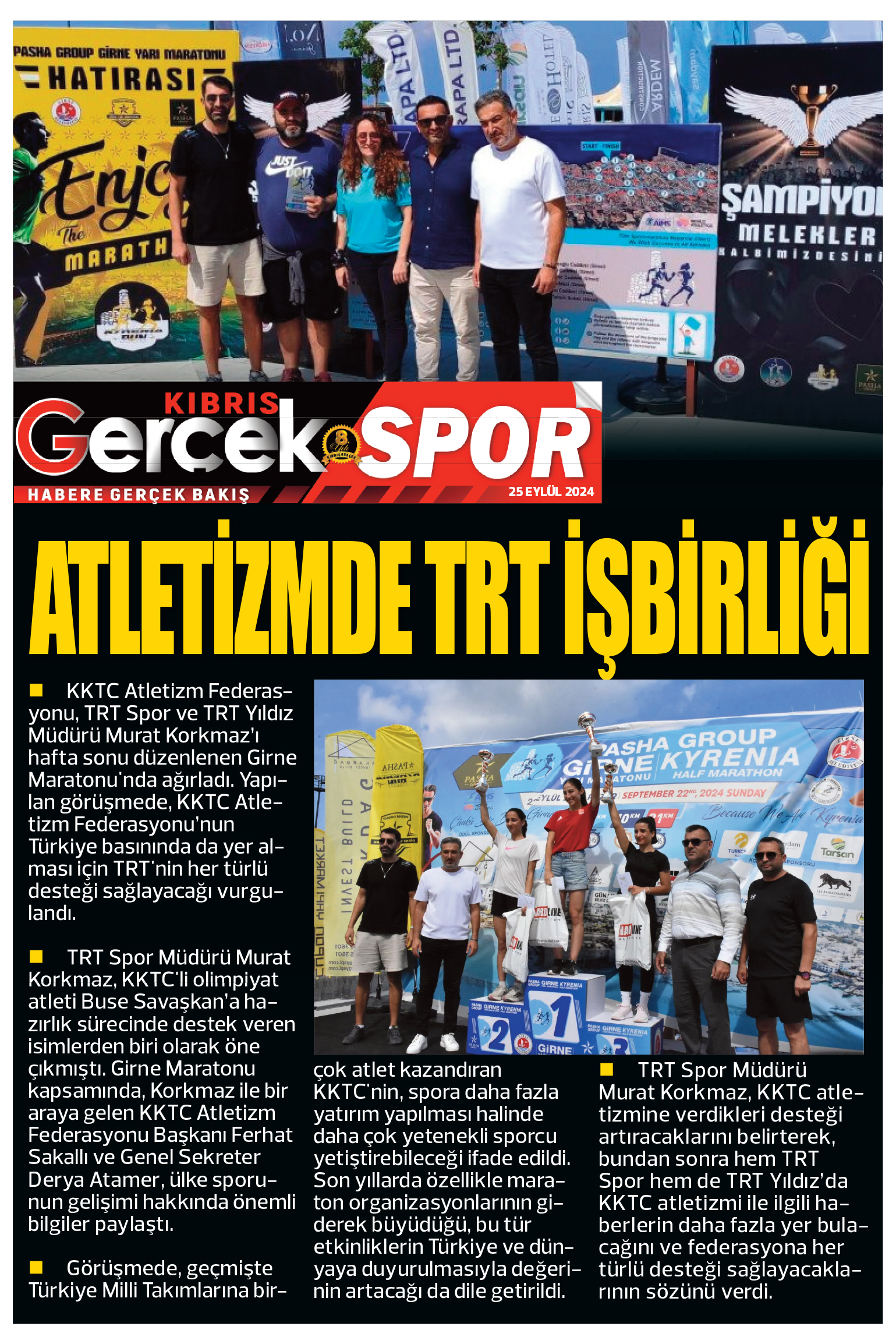 25 Eylul 2024 Kibris Gercek Manset Spor (2)