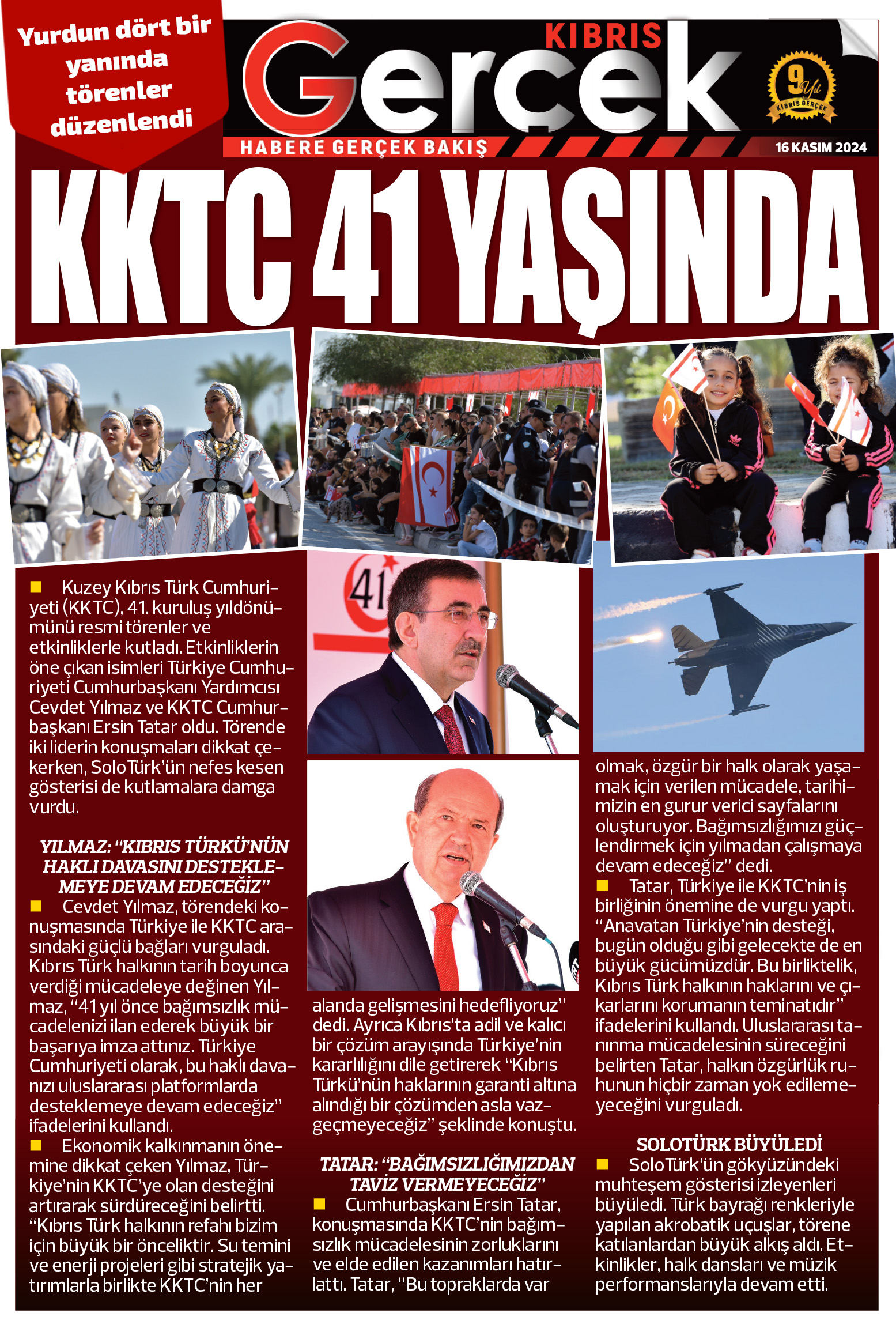 K G 16 Kasim 2024