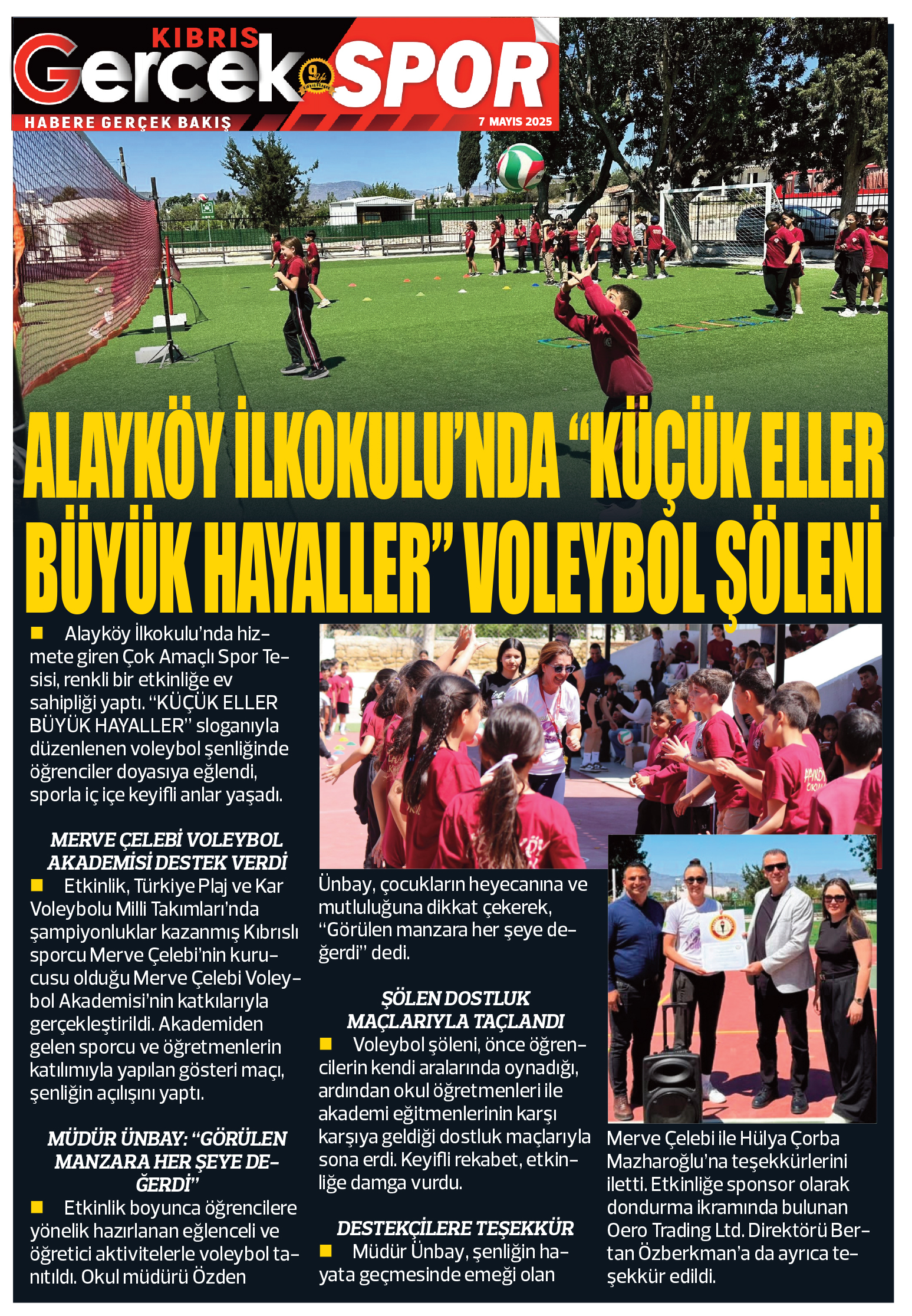 7 Mayis 2025 Kibris Gercek Mansetspor