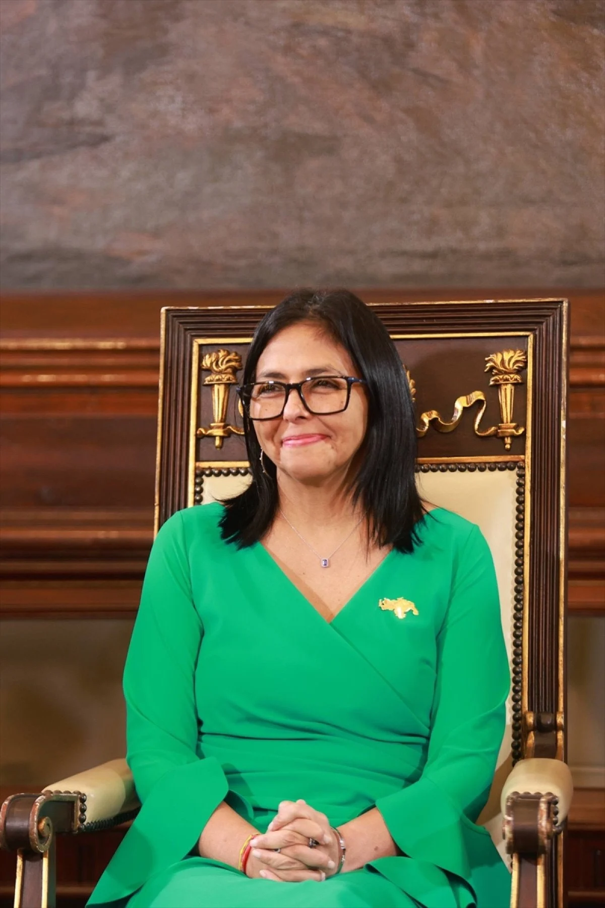 Venezuelada Yeni Donem Delcy Rodriguez Yemin Ederek Gorevi Devraldi3