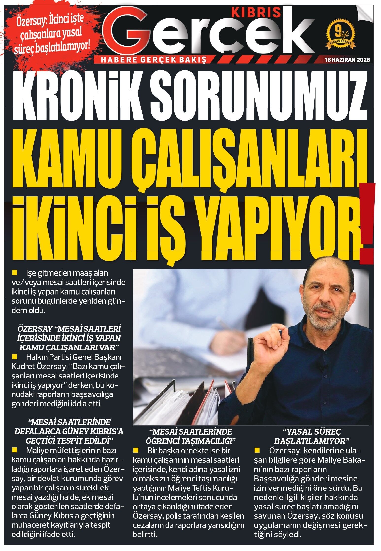 18 Haziran 2026 Kibris Gercek Manset-2