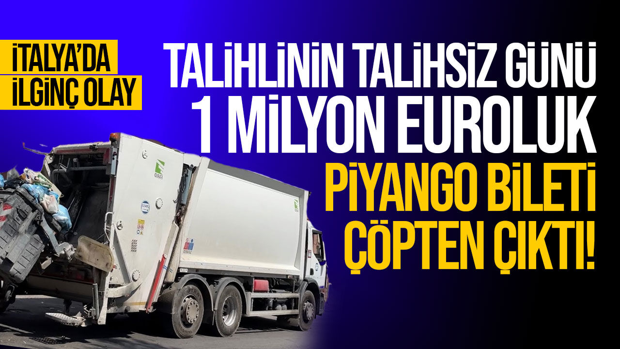 1 milyon euroluk piyango bileti çöpte bulundu!