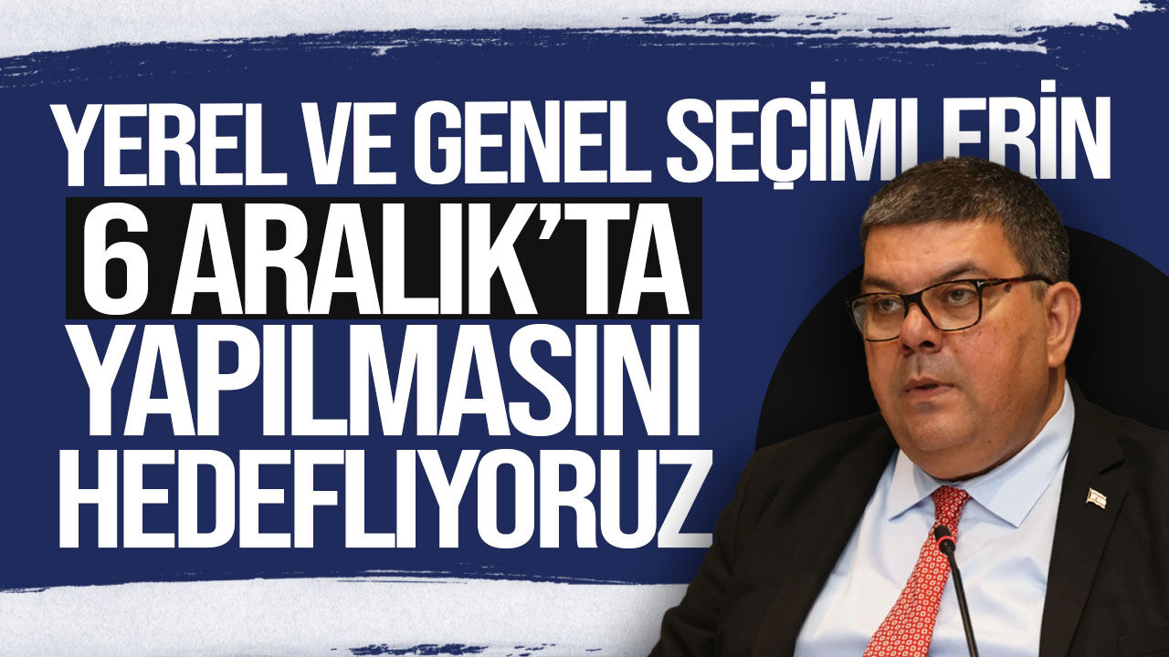 Berova: "Yerel ve genel seçimlerin 6 Aralık’ta yapılmasını hedefliyoruz"